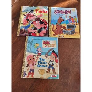 Little Golden Books Pirate Themed Bundle
